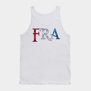 France Flag FRA Tank Top